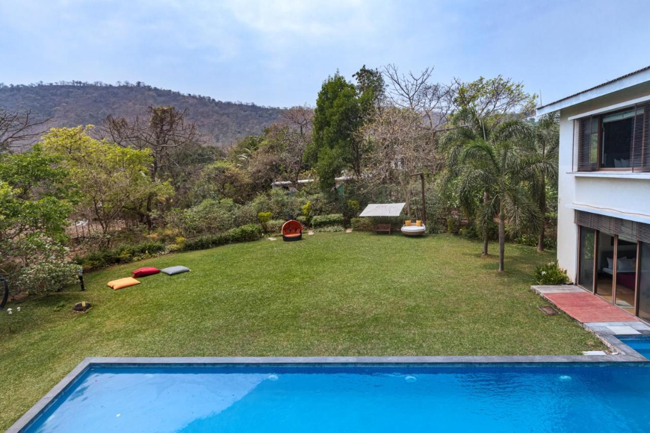 SaffronStays Estella Alībāg Exterior foto